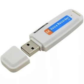 Registratore vocale USB, 32 GB, bianco