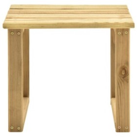 Tavolo chaise longue, 30x30x26 cm, legno di pino trattato, Best home, 6304