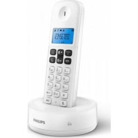 Telefono cordless Philips D161, Bianco