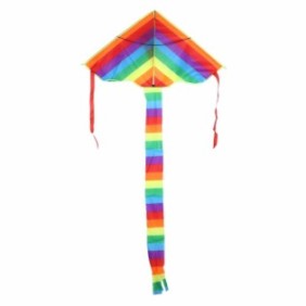 Aquilone per bambini, Triangolare, 57 x 85 cm, Multicolore