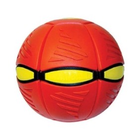 Palla trasformabile in disco da lancio, colore rosso, 15 cm, RIF REFCO ®