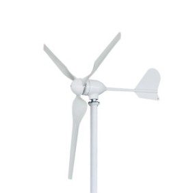 Kit costruzione turbina eolica, 3 pale, orientabili, 400W, bianco