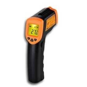 Termometro a infrarossi, digitale, laser, AR senza contatto