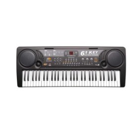 Organo elettronico 61 tasti MQ-809USB Altoparlanti, MP3, USB, Microfono, Tastiera, Nero