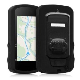 Custodia protettiva per GPS Bryton Rider 750, Kwmobile, Nero, Silicone, 54125.01