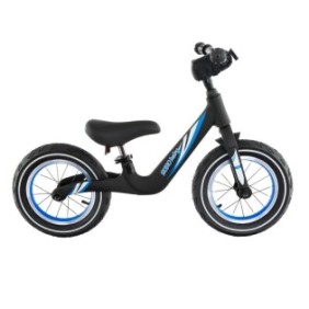 Bicicletta senza pedali, Eurobaby, 58 x 86 x 40 cm, 18-60 mesi, Nero