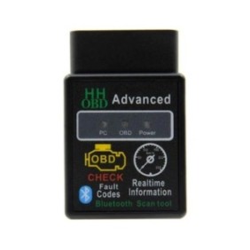 OBD 2 HH Interfaccia diagnosi auto avanzata, connessione tramite Bluetooth, Nero