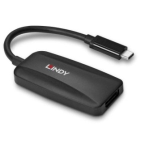 Adattatore Lindy LY-43337, USB-C - DisplayPort, Nero