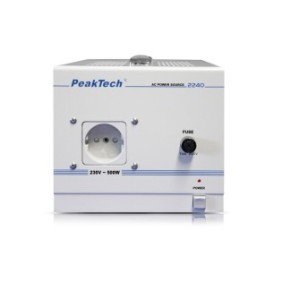 Trasformatori di tensione Peaktech, P2240, 230 V, 500 W, Bianco
