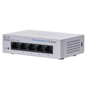Switch, Cisco, CBS110-5T-D, 2,34 W, 5x RJ45, 1000Mbps, Grigio