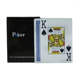 Stars Poker elSales ELS-PKST Premium Confezione da 54 Carte da Gioco, Blu
