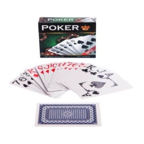 Confezione da 54 carte da gioco Poker Crown elSales ELS-PKRC, multicolor