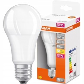 Lampadina LED, Osram, E27 A60, 20W = 150W, 2452lm, 2700K, Bianco caldo