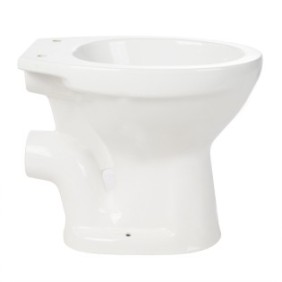 WC Classica 2.0, scarico laterale, montaggio a pavimento, bianco