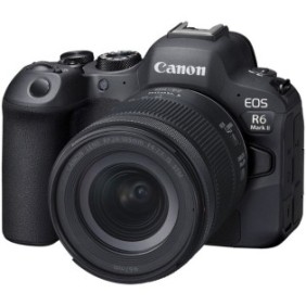 Fotocamera mirrorless Canon EOS R6 Mark II, full-frame, 24,2 MP, Wi-Fi + obiettivo RF 24-105 mm STM, Nero