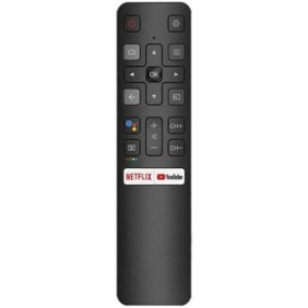 Telecomando per Smart TV TCL Thomson RC802V FNR1, x-remote, funzione vocale, Netflix, YouTube, Nero