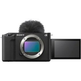 Fotocamera mirrorless Sony Alpha ZV-E1, vlogging, full frame, 4K60p, 12,2 MP, corpo, nero
