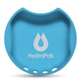 Tappo antispruzzo per bottiglia, HydraPak WaterGate™, Silicone, Blu
