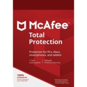 Licenza per McAfee Total Protection, 1 anno, 1 dispositivo