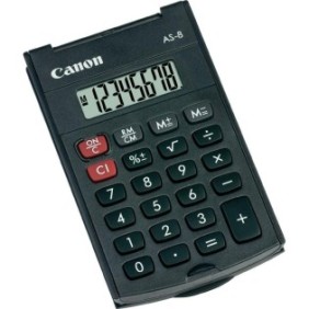 Calcolatrice portatile Canon AS-8, 8 cifre