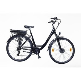 Bicicletta elettrica da donna Neuzer E-Trekking Lido - 28" Nera