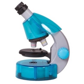 Microscopio azzurro Levenhuk LabZZ M101