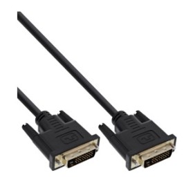 Cavo video DVI-D 24+1 pin a DVI-D 24+1 pin, 1,5 m, maschio-maschio, nero con tecnologia HDR