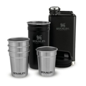 Set di bicchieri Stanley con bottiglia, 10-01883-035, nero