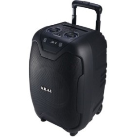 Altoparlanti portatili Akai ABTS-X10 Plus, Batteria, Bluetooth, Microfono incluso, 50W, Nero