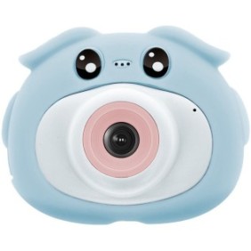Fotocamera digitale per bambini Maxlife MXKC-100, 3MP, HD, modalità selfie, blu