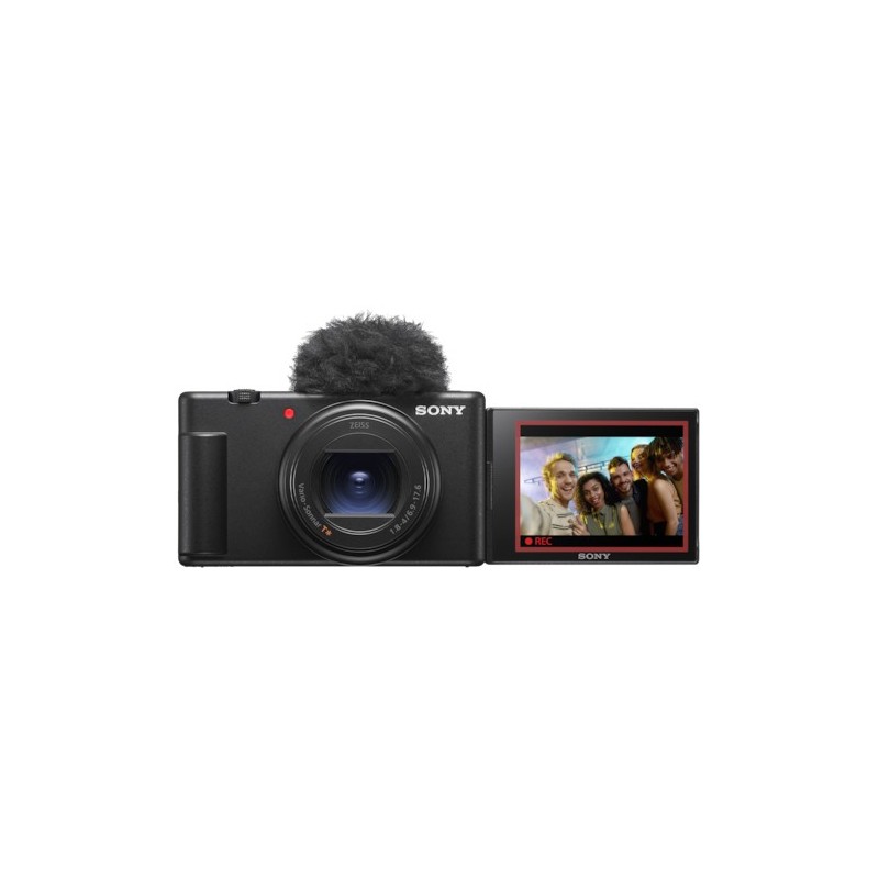 Fotocamera per vlogging Sony ZV-1 II, 4K, obiettivo 18-50 mm, nera