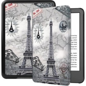 Custodia Sigloo, per lettore di ebook Kindle 2022, 11a generazione, 6 pollici, modello Torre Eiffel