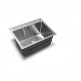 Lavello da cucina in acciaio inossidabile, Idealny, 50x40 cm, satinato, CHS02