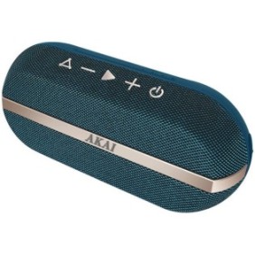 Altoparlanti portatili Akai ABTSW-30B, 20W, Bluetooth, IPX7, Blu