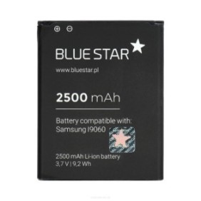 Batteria per SAMSUNG GALAXY GRAND / GRAND NEO I9082 / I9060 / 9080, Blue Star, 2500mAh, Li-Ion, Nero