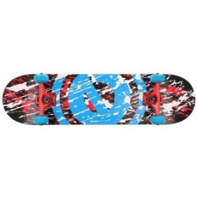 Skateboard, Enero Pro, Legno/Alluminio, 79x20x12,5 cm, Multicolor