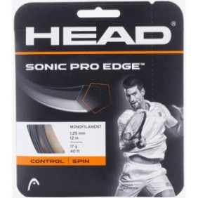 Attacco tennis Sonic Pro Edge Spessore 1,25, lunghezza 12 mt Nero
