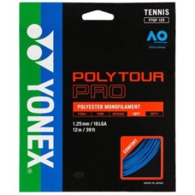 Attacco tennis Poly Tour Pro Spessore 1,25, lunghezza 12 mt Blu