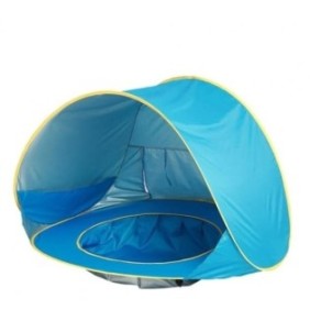 Tenda per Bambini con Protezione UV e Piscina, 120×80×70cm