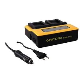 PATONA | Caricabatterie LCD DUAL per la batteria Nikon EN-EL15