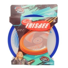 Disco Volante Frisbee In Plastica, Diametro 20 Cm, Blu, Dai 3 Anni, Utilità Uno
