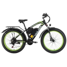 Bicicletta Elettrica PHILODO H7 Pro, Motori QIHANG 1000W, 82Nm, 48v, 17,5 Ah, max 50km/h, autonomia max 90 km, Verde