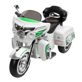 Moto con batteria per bambini 12V Toyz RIOT 392712, Bianco