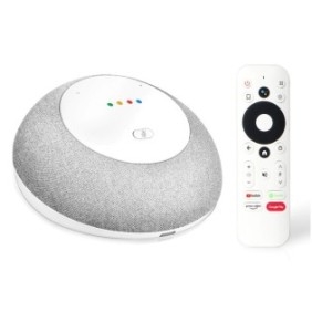 Lettore multimediale, MECOOL, Android TV, 4K, DVB-T2/C, 32GB, Bianco