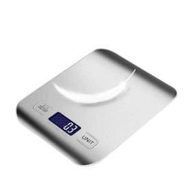 Bilancia da cucina elettronica digitale, Saraada, superficie di pesata in acciaio inossidabile, 10 kg