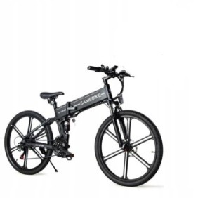 Bicicletta elettrica, Samebike, 48V, 500W, Grigia