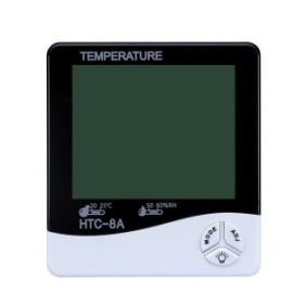 Termometro e igrometro per interni, JENUOS®, allarme, display di temperatura e umidità, monitoraggio della qualità dell'aria interna