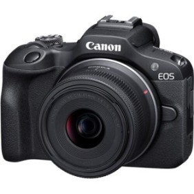 Fotocamera mirrorless Canon EOS R100 + RF-S 18-45mm f/4.5-6.3 IS STM