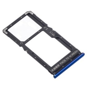 Supporto SIM - Scheda per Xiaomi Poco X3 NFC / X3, Blu