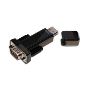 Convertitori, MicroConnect, USB 2.0/ RS232, Nero